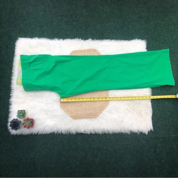 Lilly Pulitzer Green Corduroy Pants Cords - Picture 12 of 14